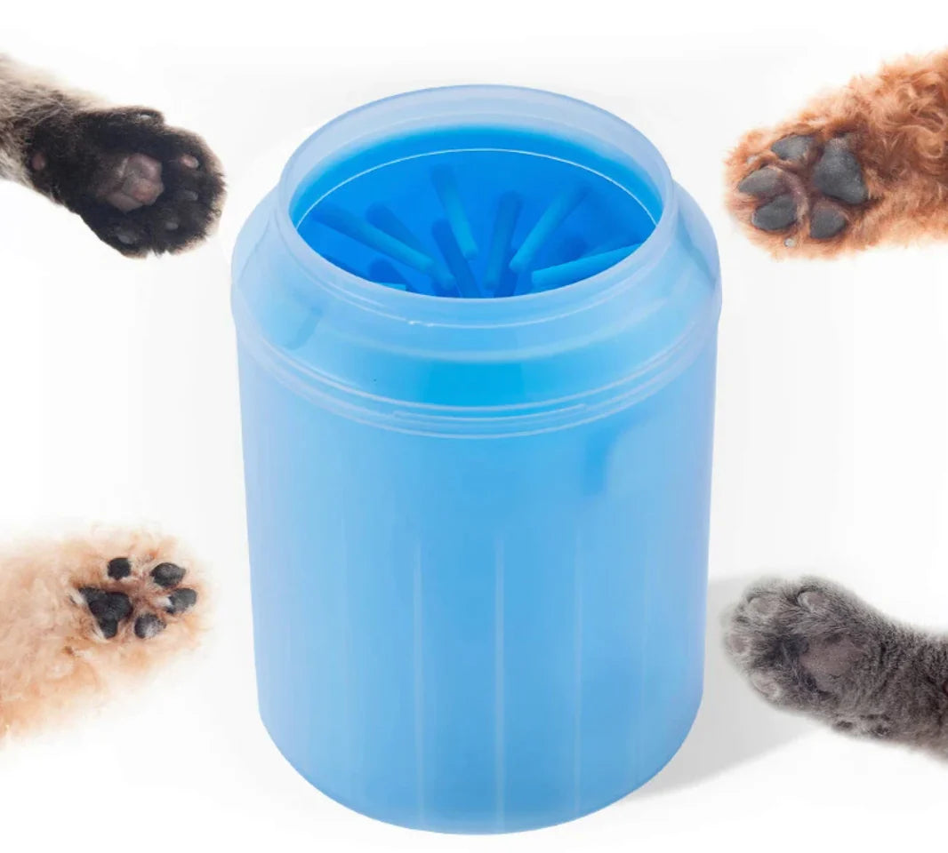 New Dog Paw Cleaner Cup Soft Silicone Combs Portable Outdoor Pet Foot Washer Paw Clean Brush Quickly Wash Foot Cleaning Bucket